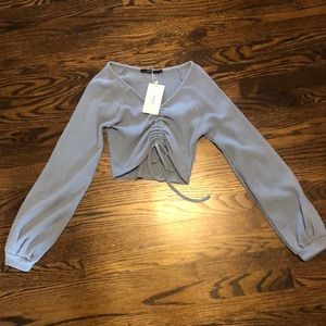 Zaful blue long sleeve